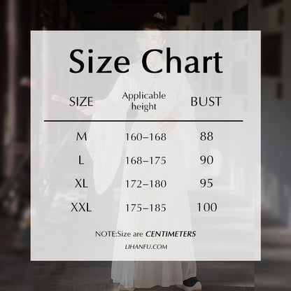 Weijin Dynasty Male Hanfu Wuchen 无尘 Traditional Chinese embroidered Men’s Clothing Spring Autumn