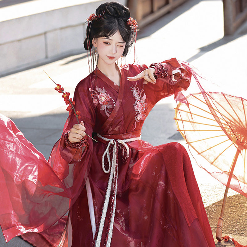 XIA 侠 Women's Dress Xiaodongxie 小东邪 Traditional Chinese Hanfu Cos Clothing Spring Summer Autumn