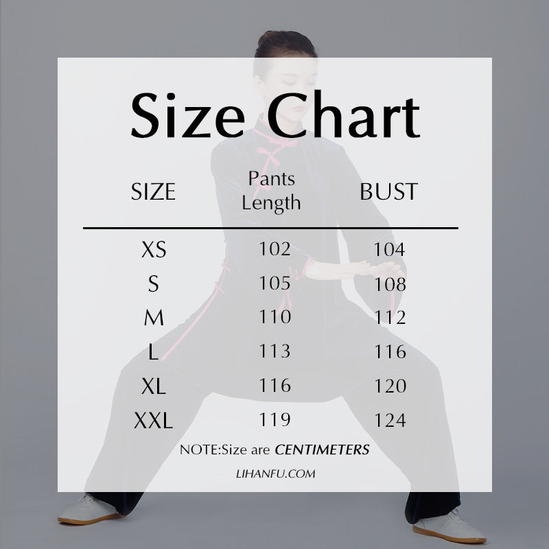 Thickened Tai Chi Quan Clothing Zifu ‌紫府 Women's Chinese Kungfu Traditional Hanfu Autumn Winter