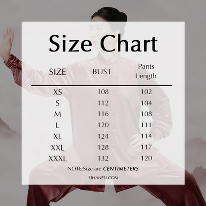 Thickened Tai Chi Quan Velvet Penglai 蓬莱 Clothing  Gender Neutral Chinese Kungfu Traditional Hanfu Autumn Winter