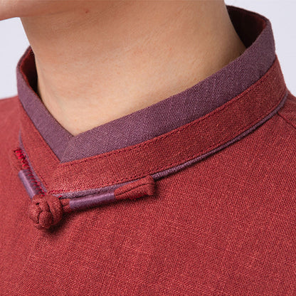 Thickened Tai Chi Quan Clothing Nanhua 南华 Gender Neutral Chinese Kungfu Traditional Linen Hanfu Autumn Winter