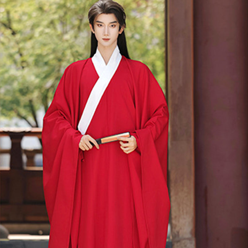 Women's Chinese Wedding Gown Clothes Linfengxi 麟凤栖 Men's Customs Traditional Male Hanfu Dress