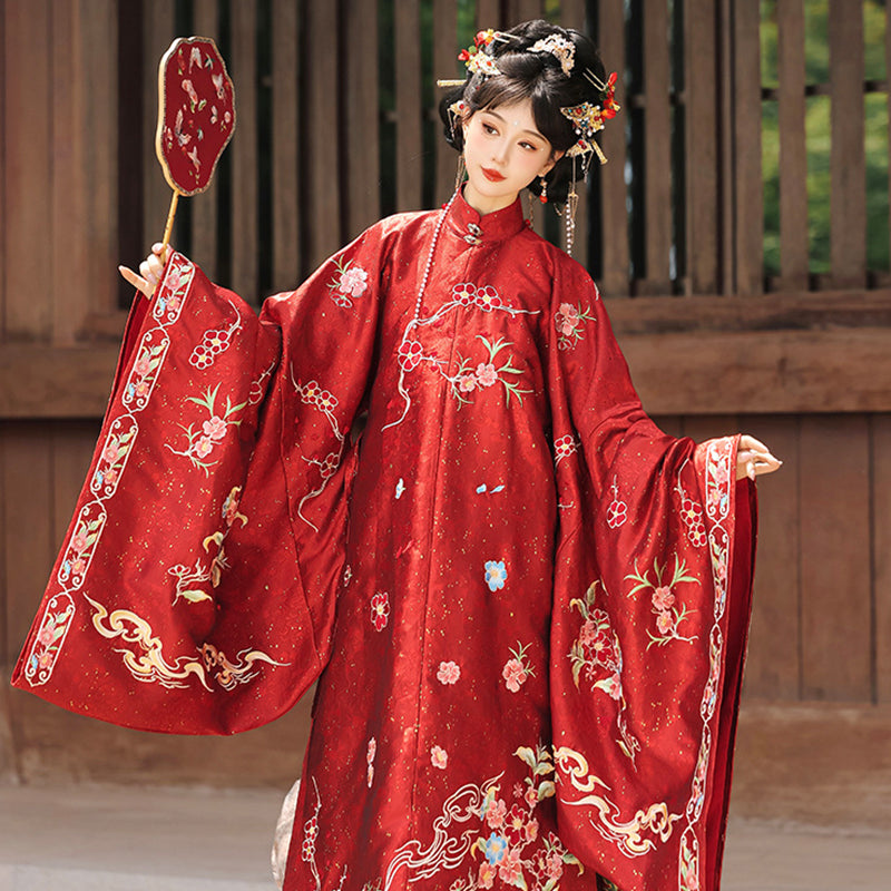 Women's Chinese Wedding Gown Clothes Linfengxi 麟凤栖 Men's Customs Traditional Male Hanfu Dress