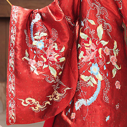 Women's Chinese Wedding Gown Clothes Linfengxi 麟凤栖 Men's Customs Traditional Male Hanfu Dress