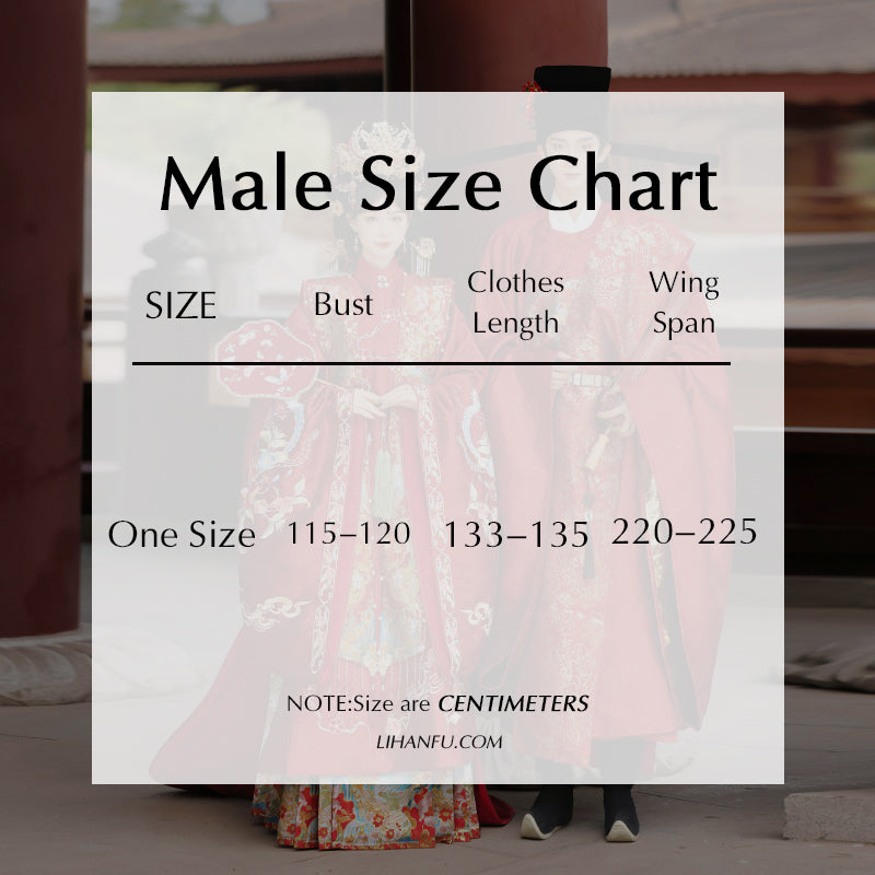 Women's Chinese Wedding Gown Clothes Linfengxi 麟凤栖 Men's Customs Traditional Male Hanfu Dress