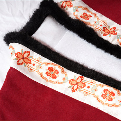 Tang Dynasty Dress Women's Robe Chisui 驰岁 Chinese Style Velvet Lunar New Year Clothing Winter