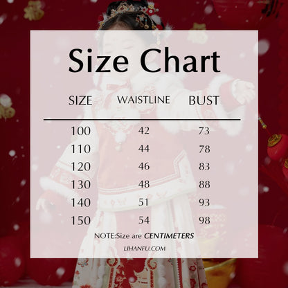 Children's Traditional Clothing Fumianmian 福绵绵 Chinese Lunar New Year Velvet Hanfu Suit