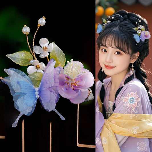 Traditional Chinese Hair jewelry Jimeng 季蒙 Hanfu Historical Headgear