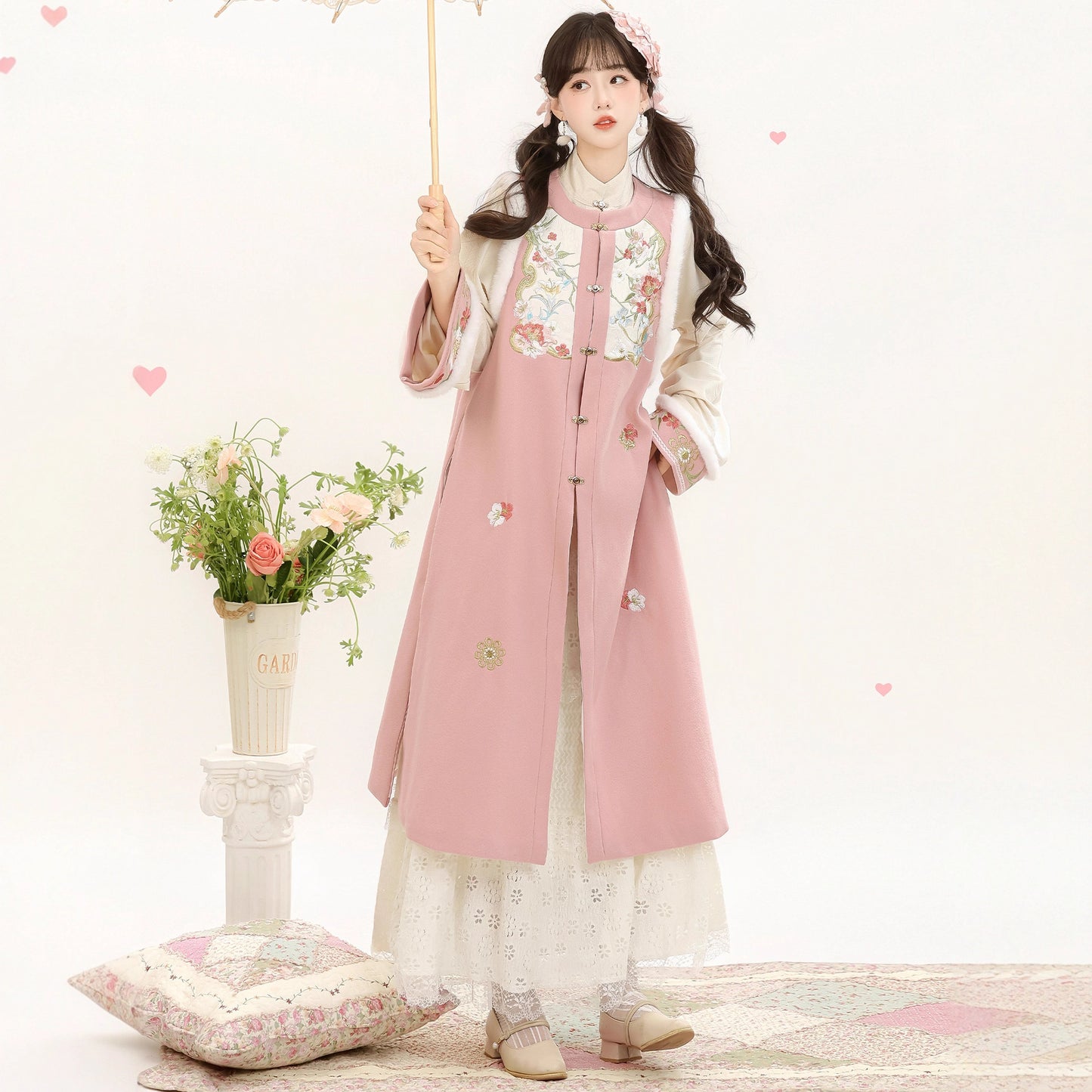New Chinese Style Clothing Chunxin Fendai "粉黛" Women's Modern  Hanfu Winter Autumn
