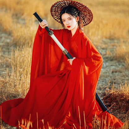 Weijin Dynasty Women's Dress Xiachenwan 侠尘婉 Traditional XIA 侠 Chinese Hanfu Clothing Spring Summer Autumn