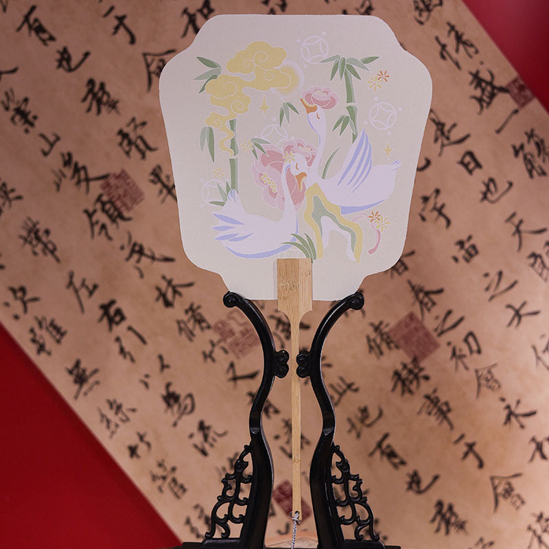 Traditional Chinese Fan Tuanshan 团扇 Modern Improved Model