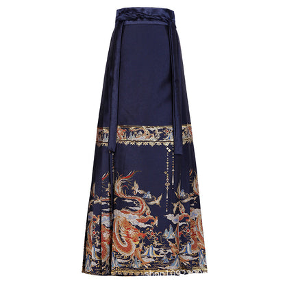 Ming Dynasty Clothing Longyinjiuxiao 龙吟九霄 Women's Chinese Traditional Hanfu Autumn Spring