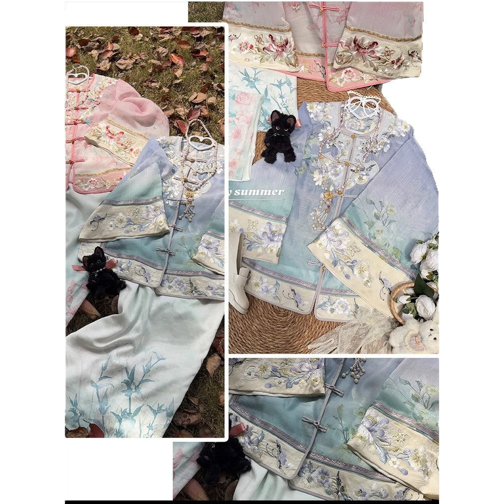 New Chinese Style Clothing Chunxin "春信" Women's Modern  Hanfu Spring Summer