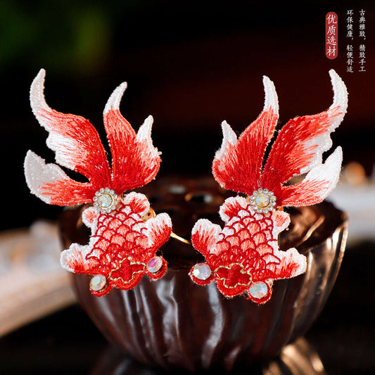 Traditional Chinese Hair jewelry  Qingqing 卿卿 Hanfu Historical Headgear