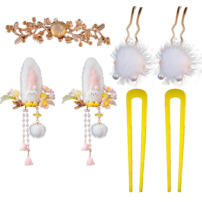 Traditional Chinese Hair jewelry Yuetu 月兔 Hanfu Historical Headgear