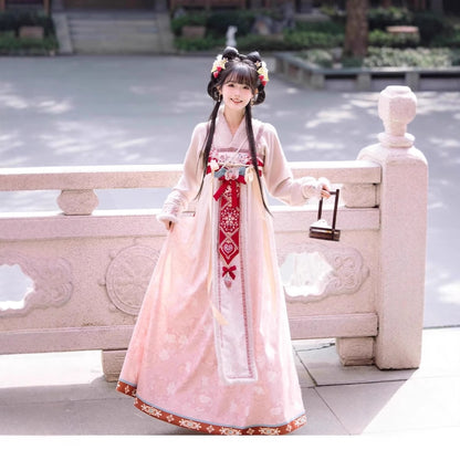 TANG Dynasty Clothing Famensi 法门寺 Ruqun Women's Chinese Traditional Thicken Velvet Hanfu Autumn Winter