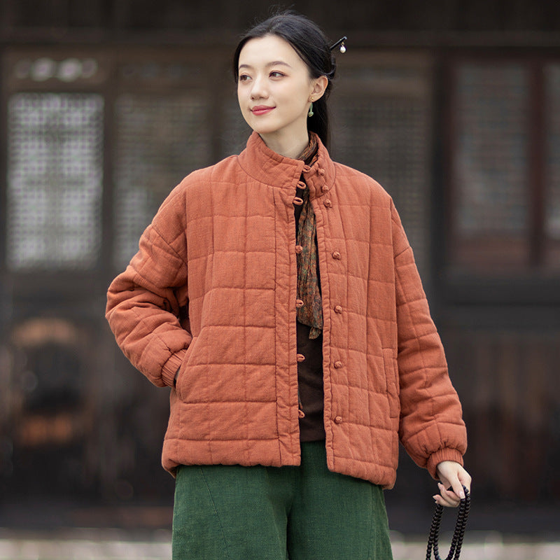 Linen Coat Xiyuan "息缘" Han Element Clothing Women's Modern Hanfu Winter Autumn