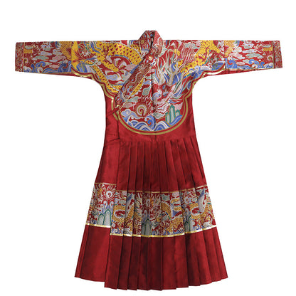 Ming Dynasty Dress Women Feiyu suit Hanfu Cos Clothing Qianhu 千户