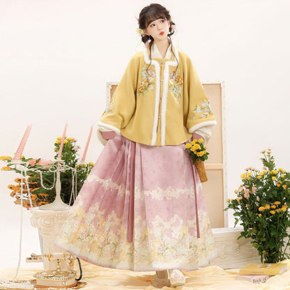 New Chinese Style Clothing Chunxin Nuanyu "暖玉" Women's Modern  Hanfu Winter Autumn