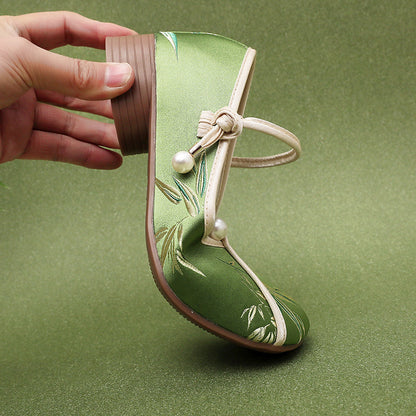 Women's Traditional Shoes Muxia 沐夏 Chinese Increase Spring Summer Autumn