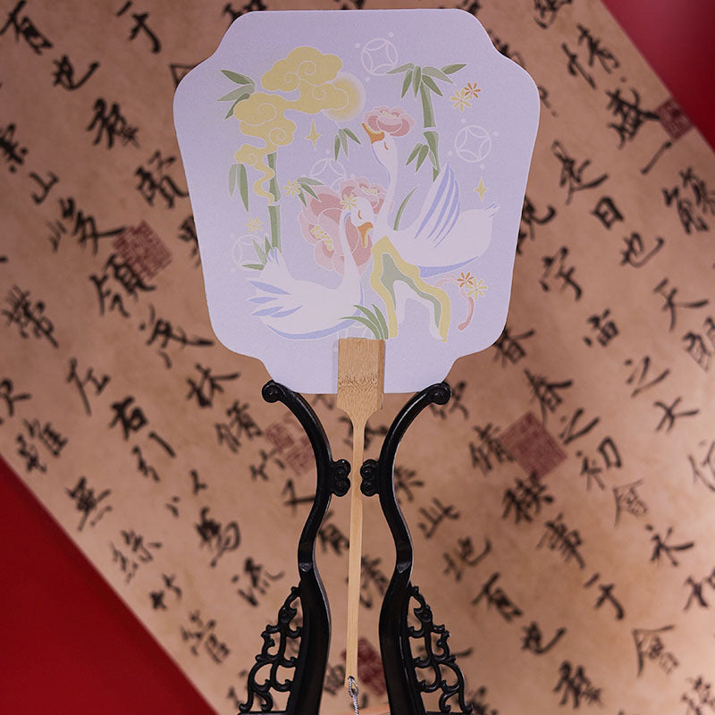 Traditional Chinese Fan Tuanshan 团扇 Modern Improved Model