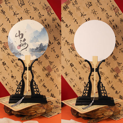 Traditional Chinese Fan Tuanshan 团扇 Modern Improved Model