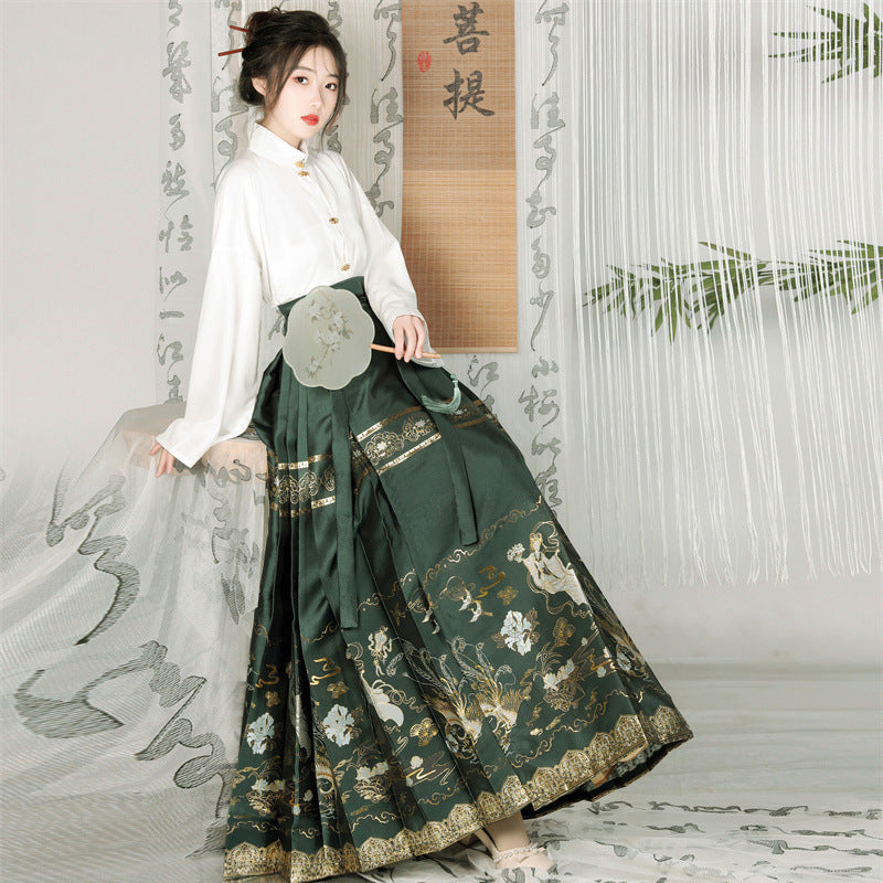 Mamian Skirts Furongfeixian 芙蓉飞仙 Women's Traditional Clothing Chinese Hanfu