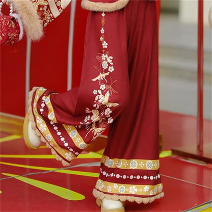 New Chinese Style Clothing Chunxin Xuerongdie "雪绒蝶" Women's Modern  Hanfu Winter Autumn