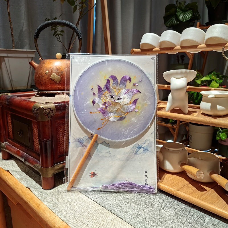 Traditional Chinese Translucent  Fan Tuanshan 团扇