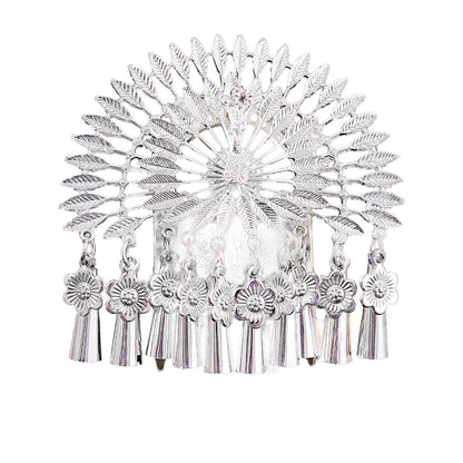 Miao Ornaments Tuji 荼寂 Traditional Chinese Hair jewelry Hanfu Historical Headgear