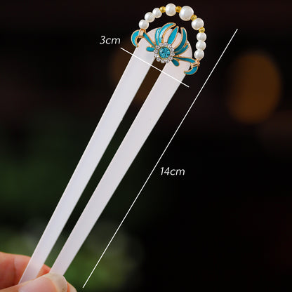 Traditional Chinese Hair jewelry Yuexin 悦心 Hanfu Historical Headgear