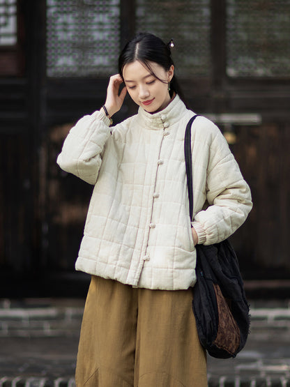 Linen Coat Xiyuan "息缘" Han Element Clothing Women's Modern Hanfu Winter Autumn