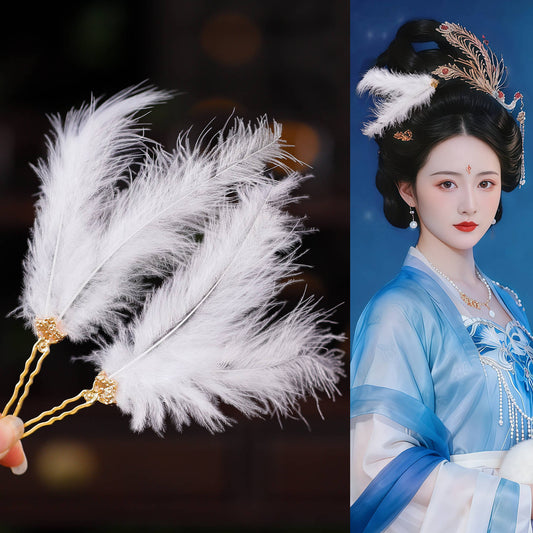Traditional Chinese Hair jewelry Lingrou 灵柔 Hanfu Historical Headgear
