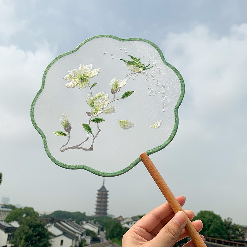 Traditional Chinese Translucent  Fan Tuanshan 团扇