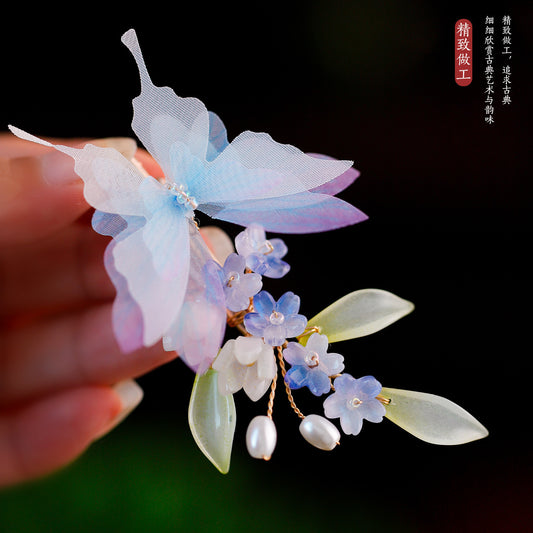 Traditional Chinese Hair jewelry Muye 牧夜 Hanfu Historical Headgear