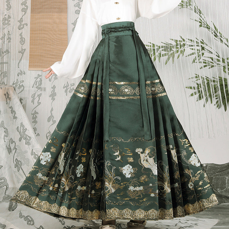 Mamian Skirts Furongfeixian 芙蓉飞仙 Women's Traditional Clothing Chinese Hanfu