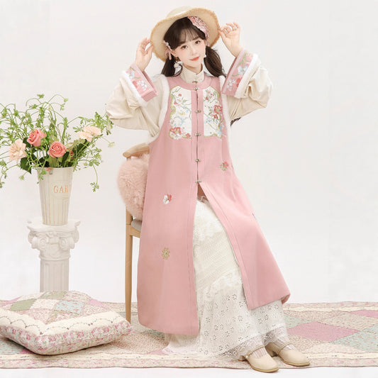 New Chinese Style Clothing Chunxin Fendai "粉黛" Women's Modern  Hanfu Winter Autumn