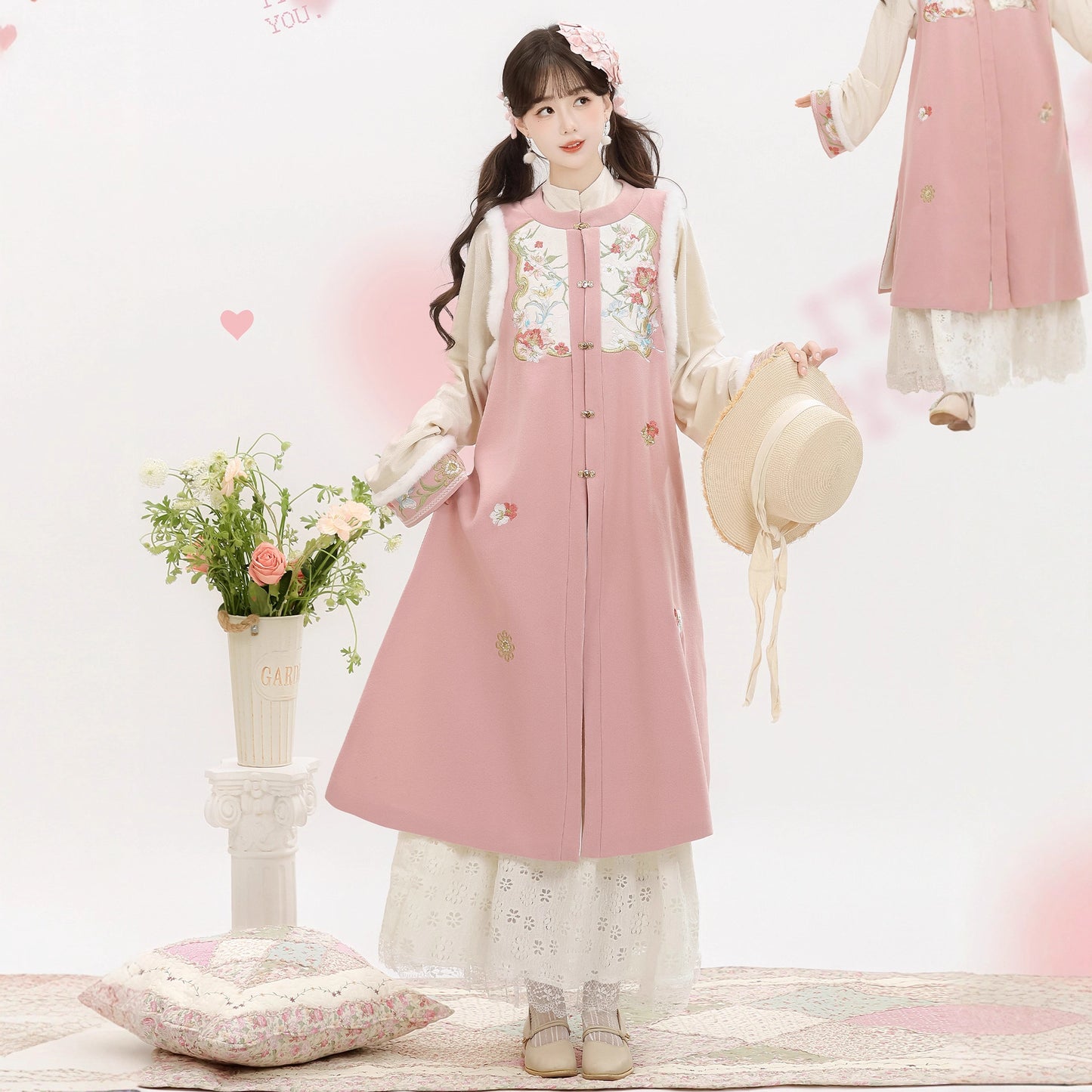 New Chinese Style Clothing Chunxin Fendai "粉黛" Women's Modern  Hanfu Winter Autumn