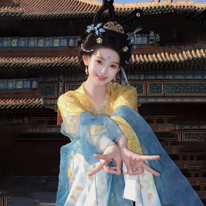 TANG Dynasty Dress Women's Yuegui 月桂 Ruqun  Hanfu Clothing Spring Summer Autumn