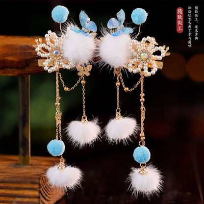 Traditional Chinese Hair jewelry Yiwen 依温 Hanfu Historical Headgear