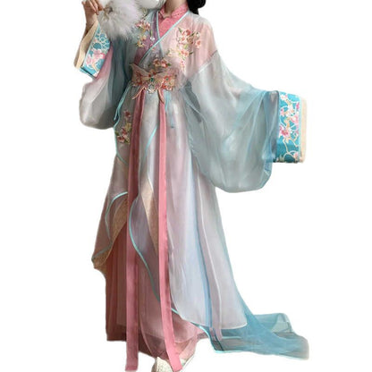 Han Dynasty Women's Dress Meidie 媚蝶 Traditional Chinese Hanfu Clothing Spring Summer Autumn
