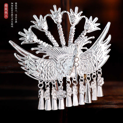 Miao Ornaments Yaoqi 瑶绮 Traditional Chinese Hair jewelry Hanfu Historical Headgear