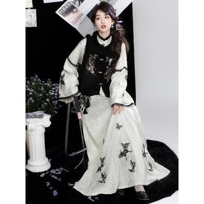 New Chinese Style Clothing Chunxin Mengxiao "梦晓" Women's Modern  Hanfu Winter Autumn