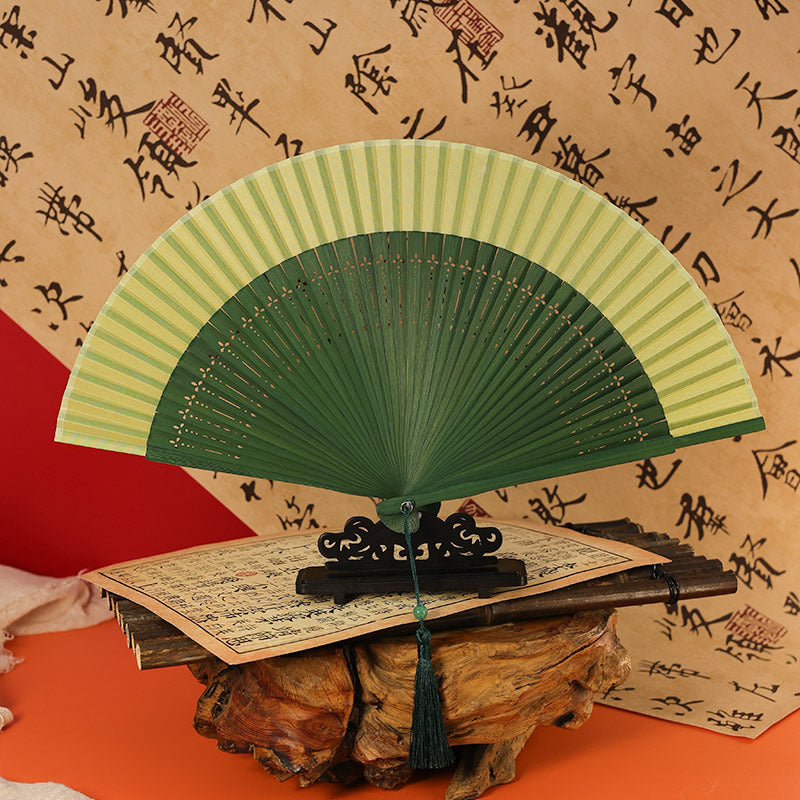 Traditional Chinese Narrow Edged Folding Fan