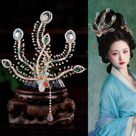 Traditional Chinese Hair jewelry Feishu 霏书 Hanfu Historical Headgear