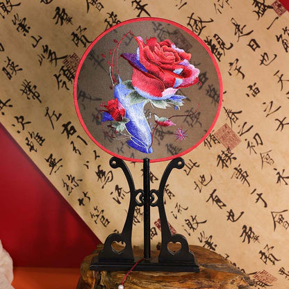 Traditional Chinese Translucent  Fan Tuanshan 团扇
