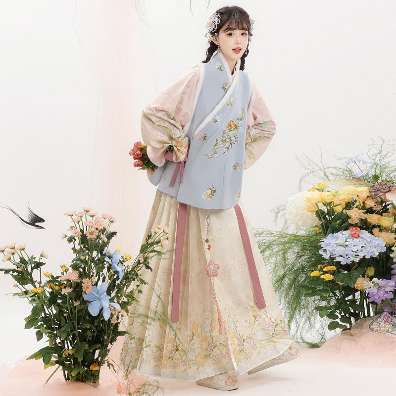 New Chinese Style Clothing Chunxin Shengyan "生烟" Women's Modern  Hanfu Winter Autumn