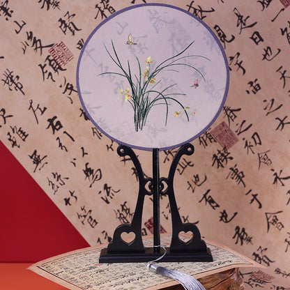 Traditional Chinese Translucent  Fan Tuanshan 团扇