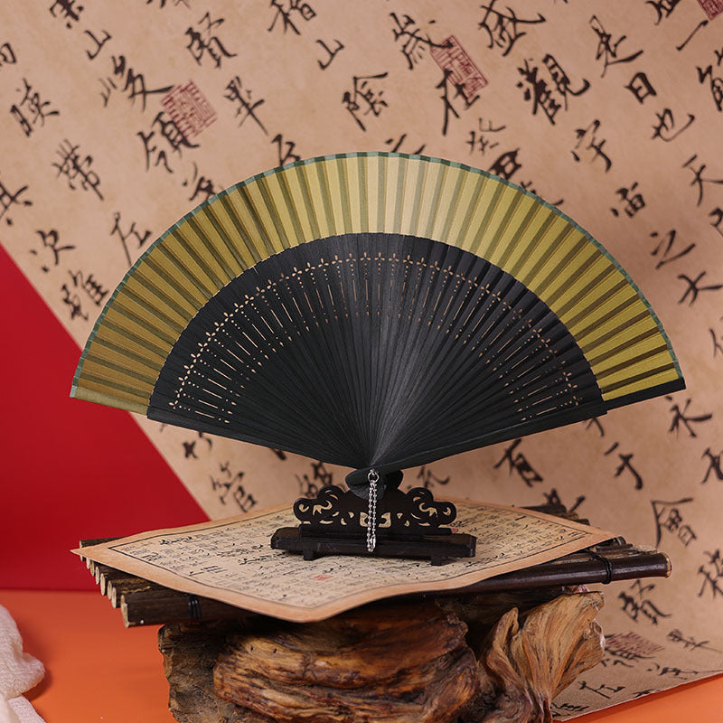 Traditional Chinese Narrow Edged Folding Fan