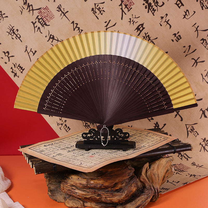 Traditional Chinese Narrow Edged Folding Fan
